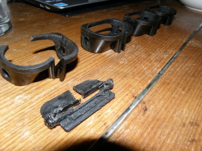 klapky a osička, tu první klapku jsem já zlomil při vyndavaní