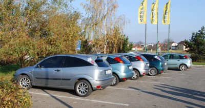 autíčka prvních účastníků