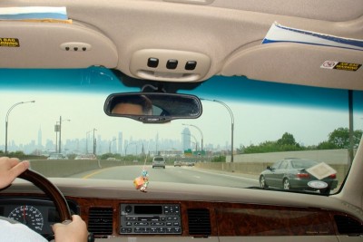 cesta z letiste v Lincolnu