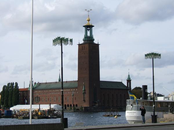 The city hall tower.