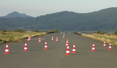 po slalome nasledoval losi test