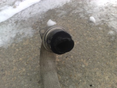 vsimnite si ako je zanesena ta rura...